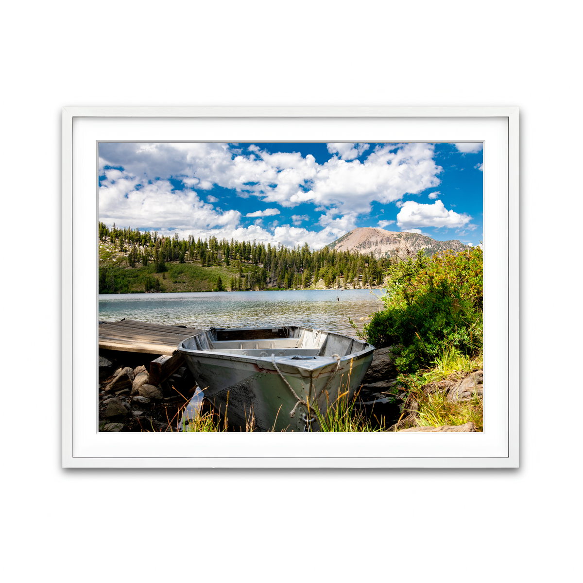 Framed Print 4x3 White