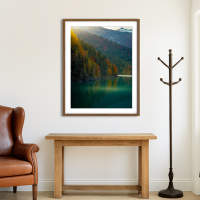 AUTO-MOCKUP ROOM | Lake Sauris Autumn Wall Art