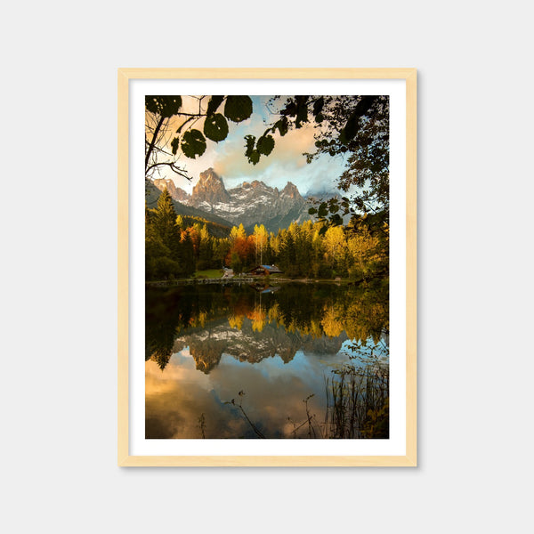 Lake Welsperg Wall Art — Framed Print Format preview