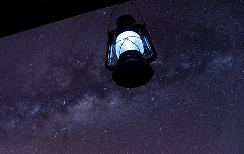 Lamp and Sky Wall Art