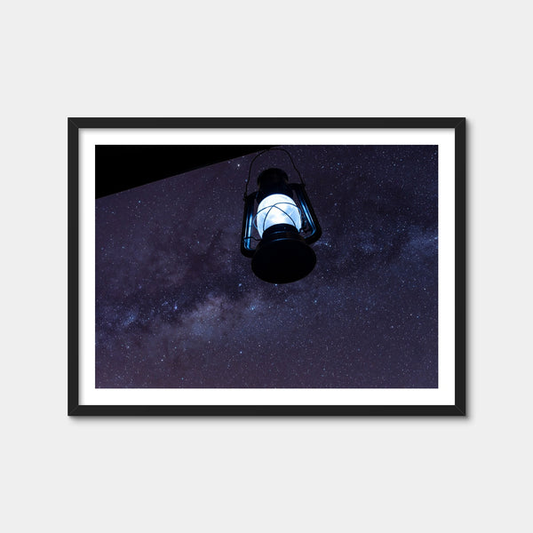 Lamp and Sky Wall Art — Framed Print Format preview