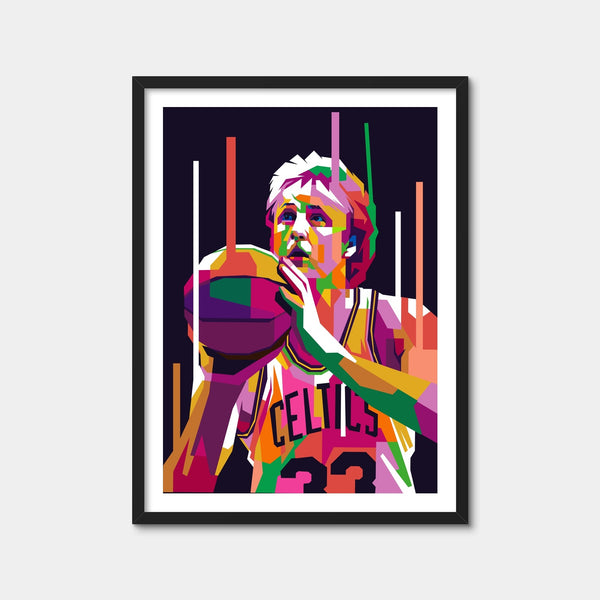 Larry Bird Wall Art — Framed Print Format preview