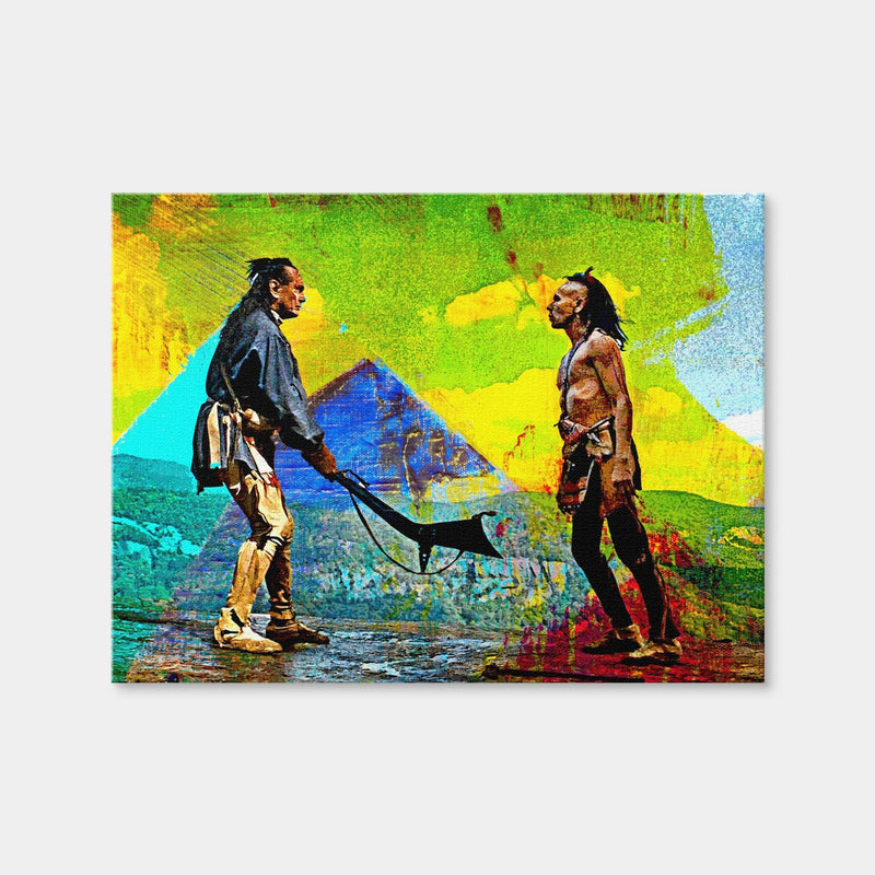 AUTO-MOCKUP WHITE | Last of the Mohicans Yellow Blend | 1 Piece | Gallery Wrap Canvas | group=4x3