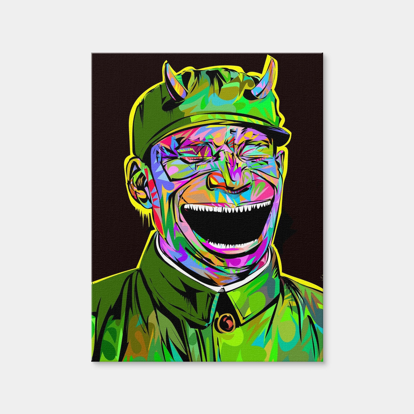 AUTO-MOCKUP WHITE | Laughing 2 Devil | 1 Piece | Gallery Wrap | group=3x4