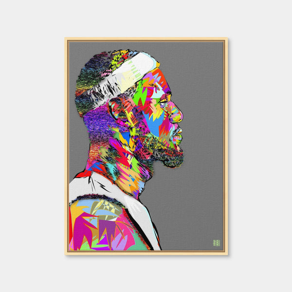 Lebreezy Wall Art — Framed Canvas Format preview