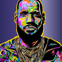 Lebron Color Wall Art