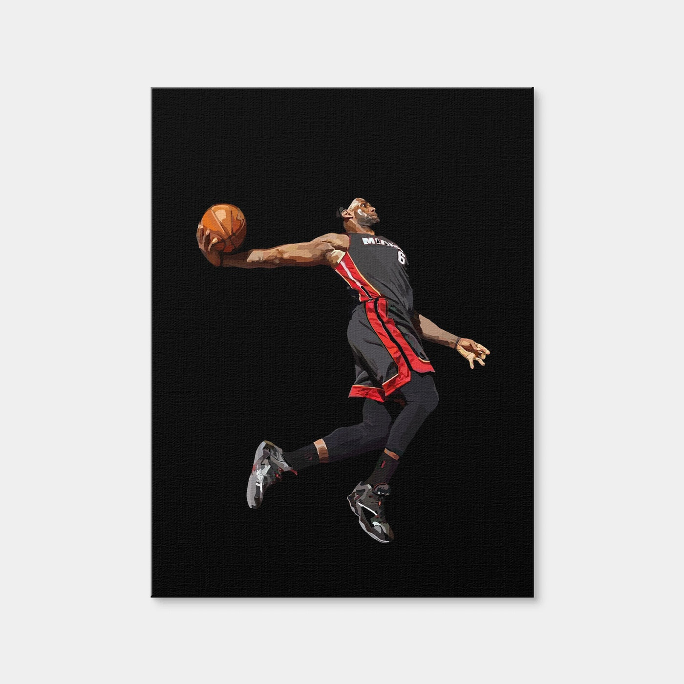AUTO-MOCKUP WHITE | Lebron Dunk | 1 Piece | Gallery Wrap Canvas | group=3x4