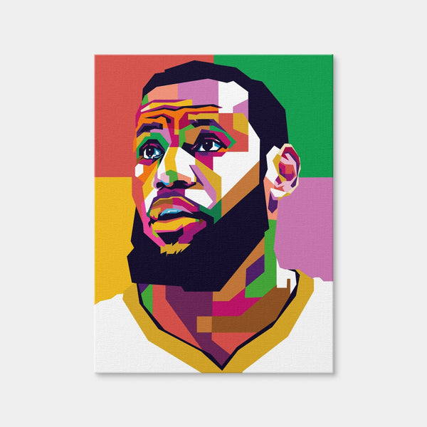 Lebron Wall Art — Canvas Wrap Format preview