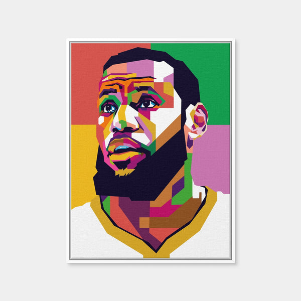 Lebron Wall Art — Framed Canvas Format preview
