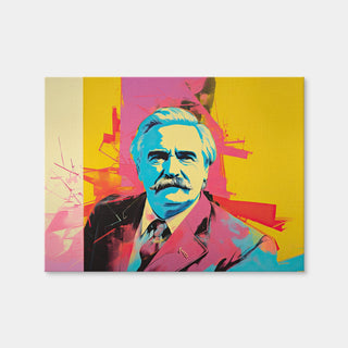 AUTO-MOCKUP WHITE | Lech Walesa - Warhol Style | 1 Piece | Gallery Wrap Canvas | group=4x3
