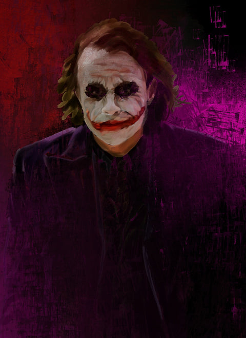 Ledger Joker Wall Art