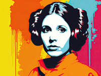 Leia Warhol style Wall Art
