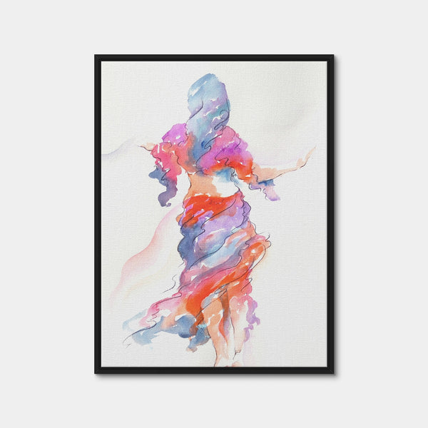 Leisurely Drift Wall Art — Framed Canvas Format preview