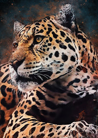 Leopard Painting Wall Art