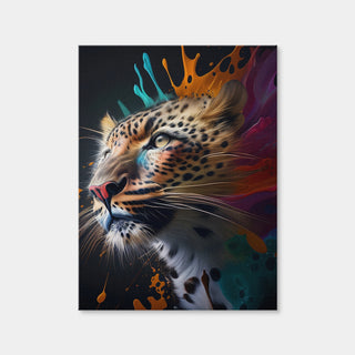 AUTO-MOCKUP WHITE | Leopard Portrait | 1 Piece | Gallery Wrap Canvas | group=3x4