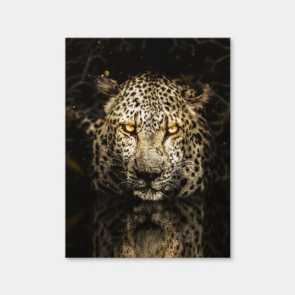 Leopard Wall Art — Canvas Wrap Format preview