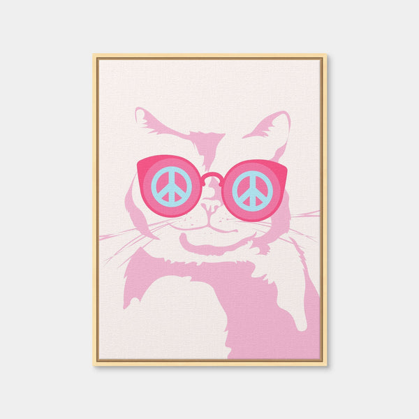 Let It Be Peace Wall Art — Framed Canvas Format preview