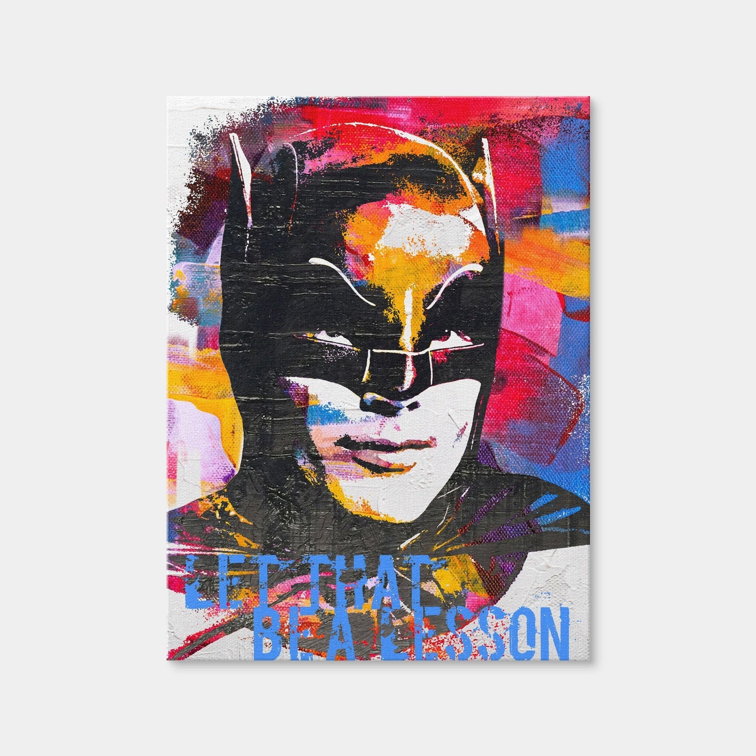 AUTO-MOCKUP WHITE | Let That Be a Lesson | 1 Piece | Gallery Wrap Canvas | group=3x4