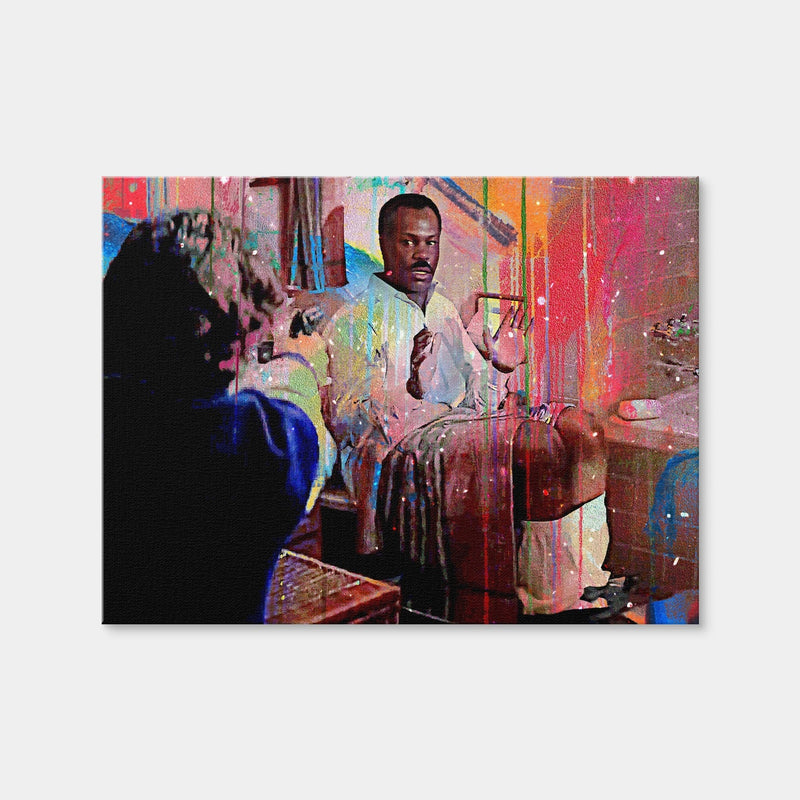 AUTO-MOCKUP WHITE | Lethal Weapon 2 - Bathroom Bomb | 1 Piece | Gallery Wrap Canvas | group=4x3