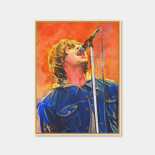 Liam Gallagher Wall Art — Framed Canvas Format preview