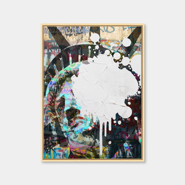 Liberty Heavy Graffiti Wall Art — Framed Canvas Format preview