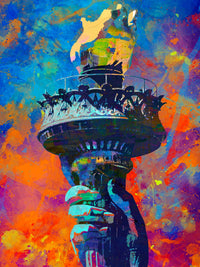 Liberty Torch Wall Art