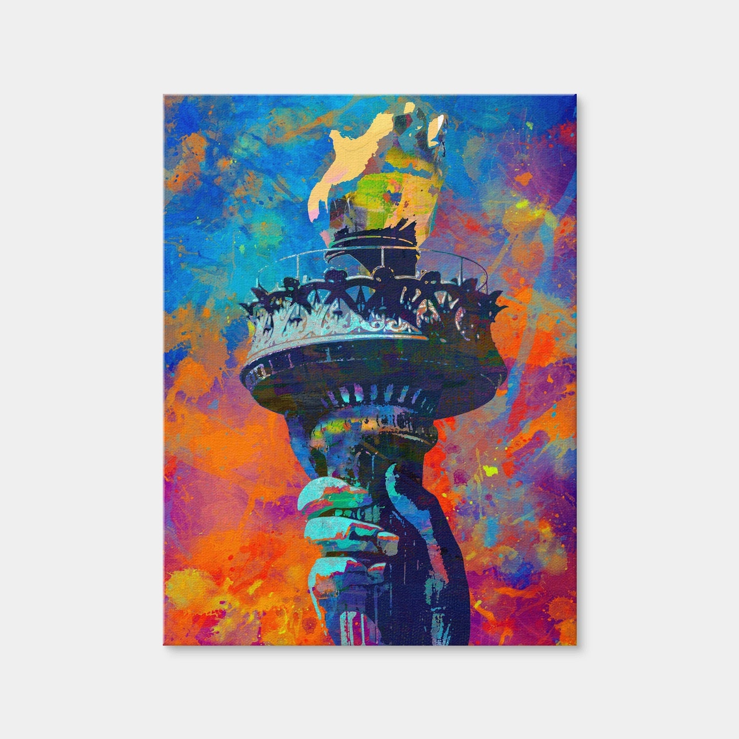 AUTO-MOCKUP WHITE | Liberty Torch | 1 Piece | Gallery Wrap Canvas | group=3x4