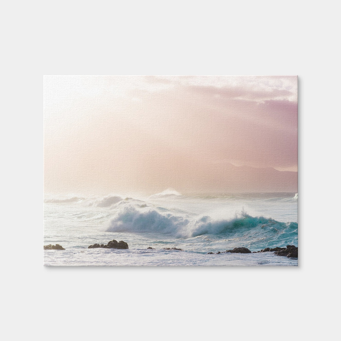 AUTO-MOCKUP WHITE | Light Waves | 1 Piece | Gallery Wrap Canvas | group=4x3