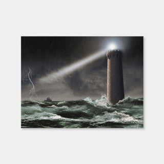 AUTO-MOCKUP WHITE | Lighthouse Lightning | 1 Piece | Gallery Wrap Canvas | group=4x3
