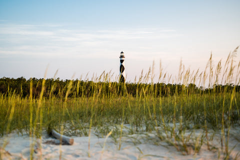 Lighthouse at Dawn Wall Art
