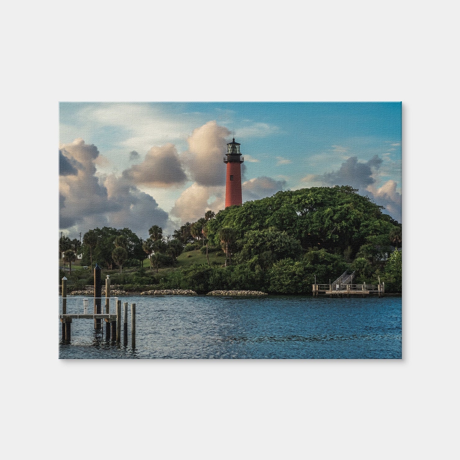 AUTO-MOCKUP WHITE | Lighthouse in Jupiter Florida | 1 Piece | Gallery Wrap Canvas | group=4x3