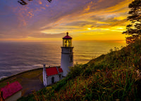 Lighthouse on Oregon coast Wall Art