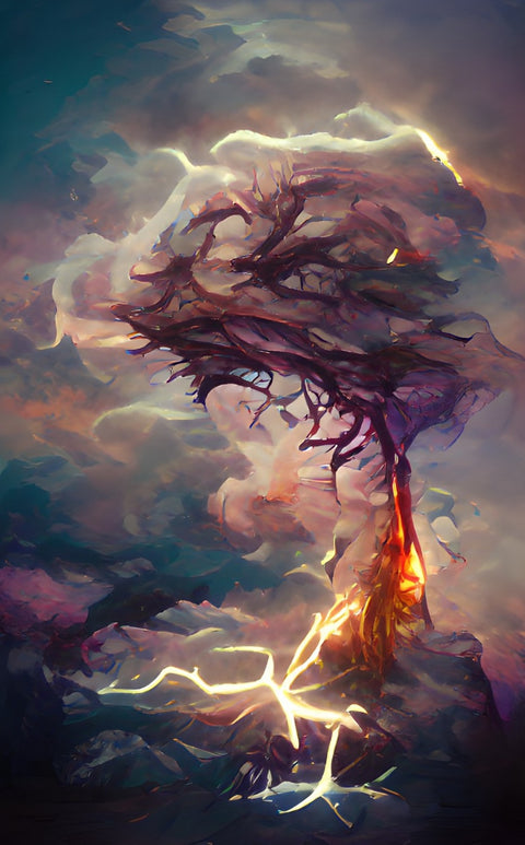 Lightning Wall Art