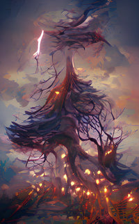 Lightning Strikes Wall Art