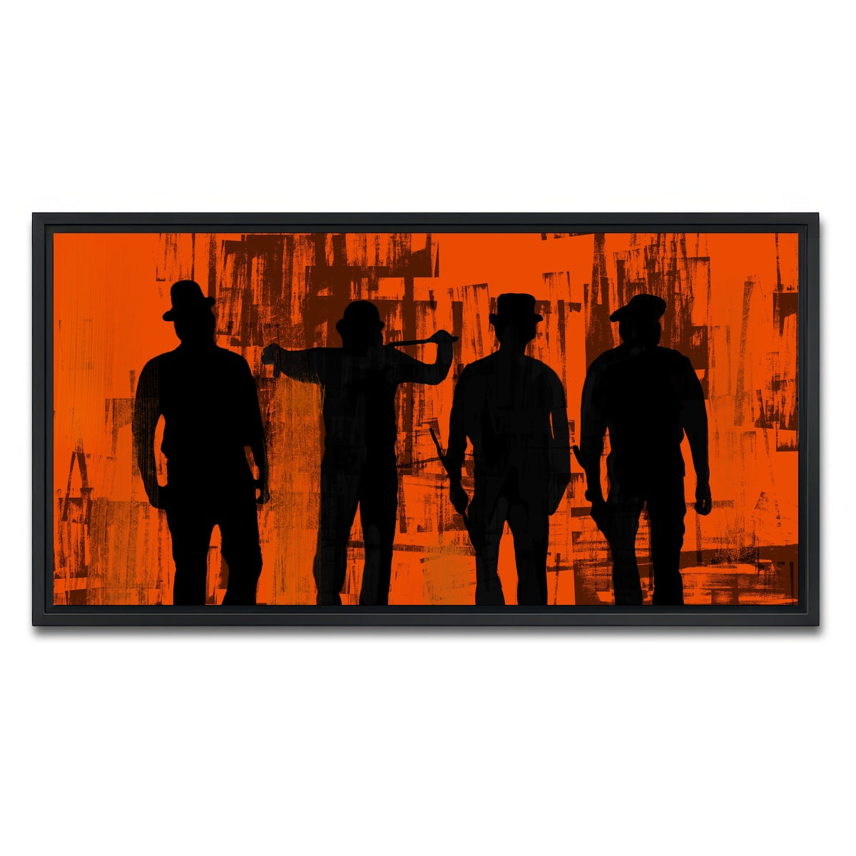 AUTO-MOCKUP WHITE | Like Clockwork | 1 Piece | Black Framed Canvas | group=2x1