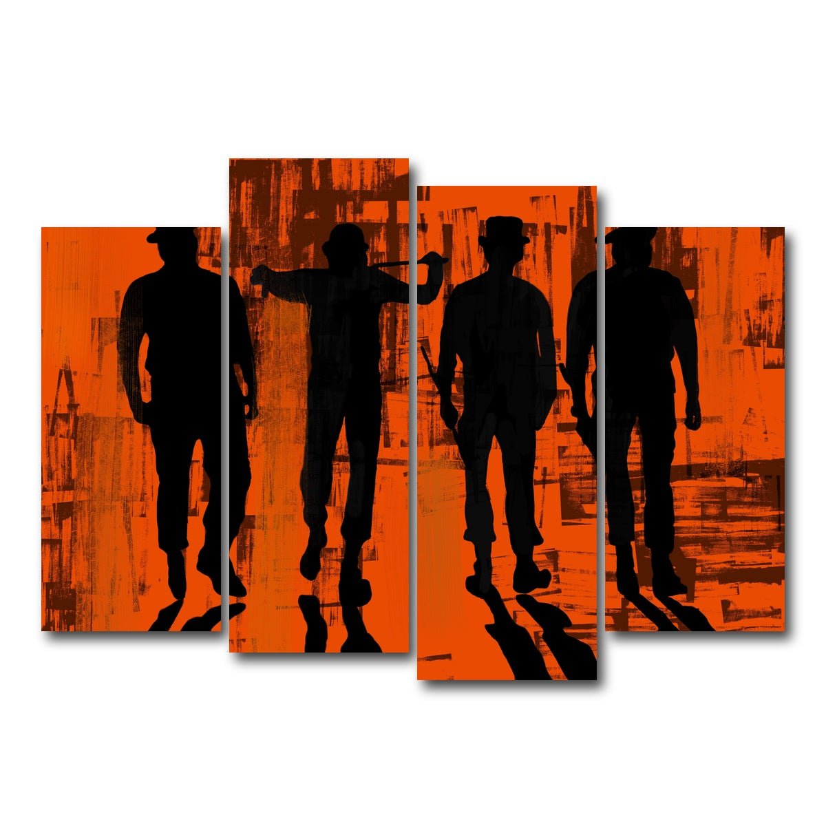 AUTO-MOCKUP WHITE | Like Clockwork | 4 Piece | Gallery Wrap Canvas | group=4_normal