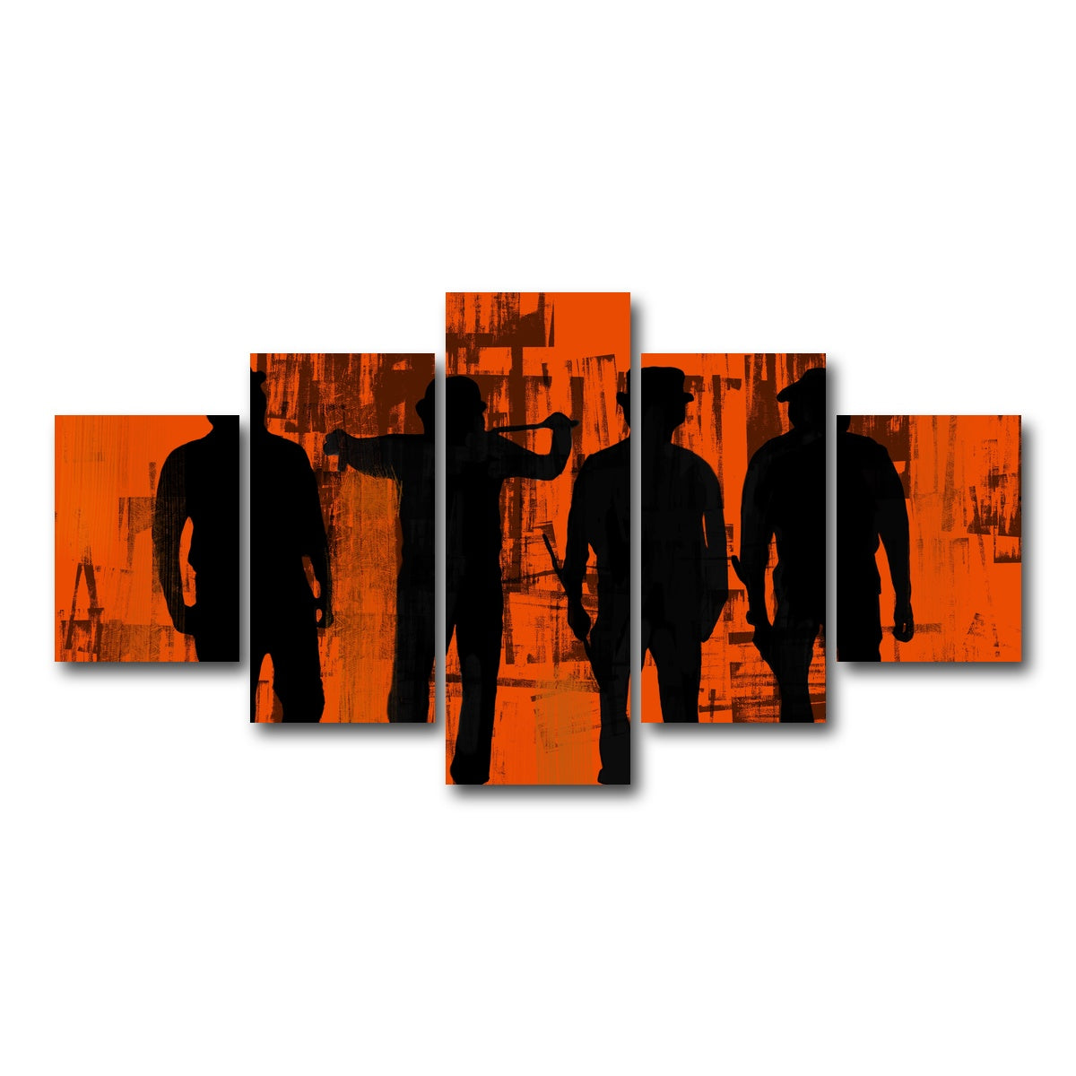 AUTO-MOCKUP WHITE | Like Clockwork | 5 Piece | Gallery Wrap Canvas | group=5_short