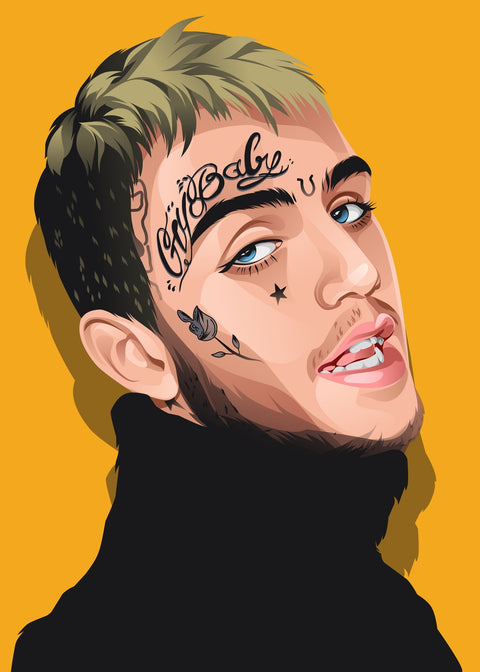 Lil Peep Wall Art