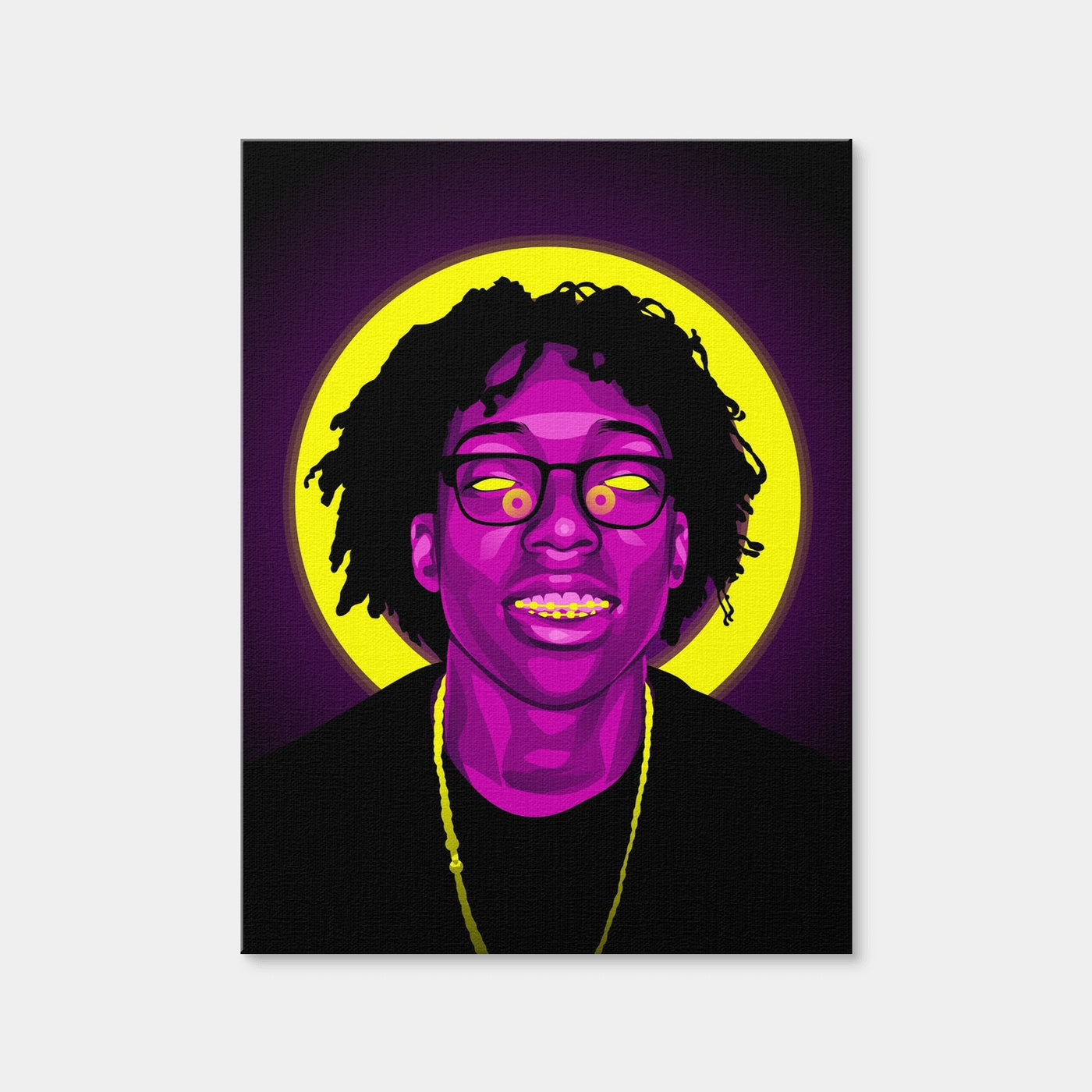 AUTO-MOCKUP WHITE | Lil Tecca | 1 Piece | Gallery Wrap Canvas | group=3x4