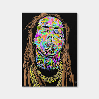 AUTO-MOCKUP WHITE | Lil Wayne | 1 Piece | Gallery Wrap Canvas | group=3x4
