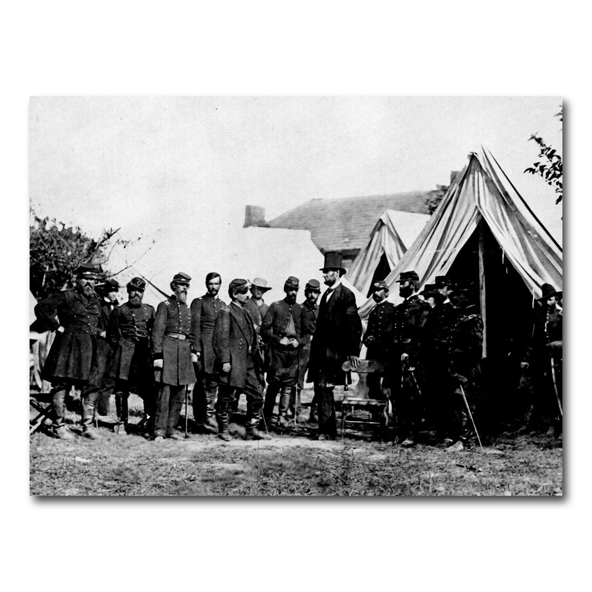 AUTO-MOCKUP WHITE | Lincoln Civil War | 1 Piece | Gallery Wrap Canvas | group=4x3