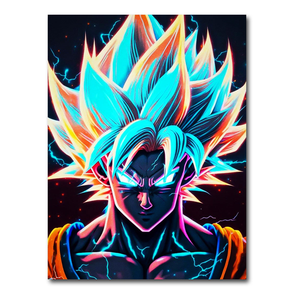 AUTO-MOCKUP WHITE | Line Art Character | 1 Piece | Gallery Wrap Canvas | group=3x4