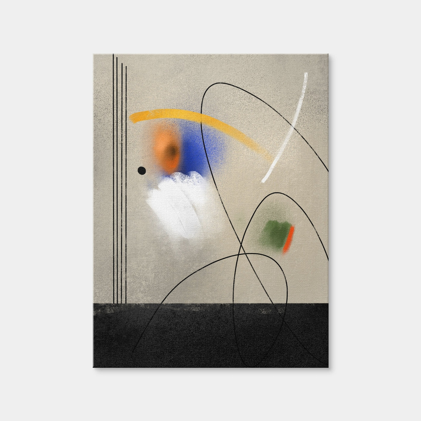 AUTO-MOCKUP WHITE | Lines In Color | 1 Piece | Gallery Wrap Canvas | group=3x4