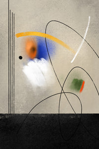Lines in Color Wall Art