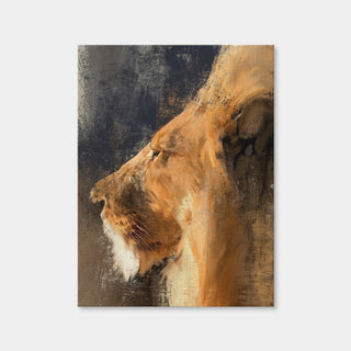 AUTO-MOCKUP WHITE | Lion In Sun | 1 Piece | Gallery Wrap Canvas | group=3x4