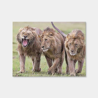 AUTO-MOCKUP WHITE | Lions Art | 1 Piece | Gallery Wrap Canvas | group=4x3