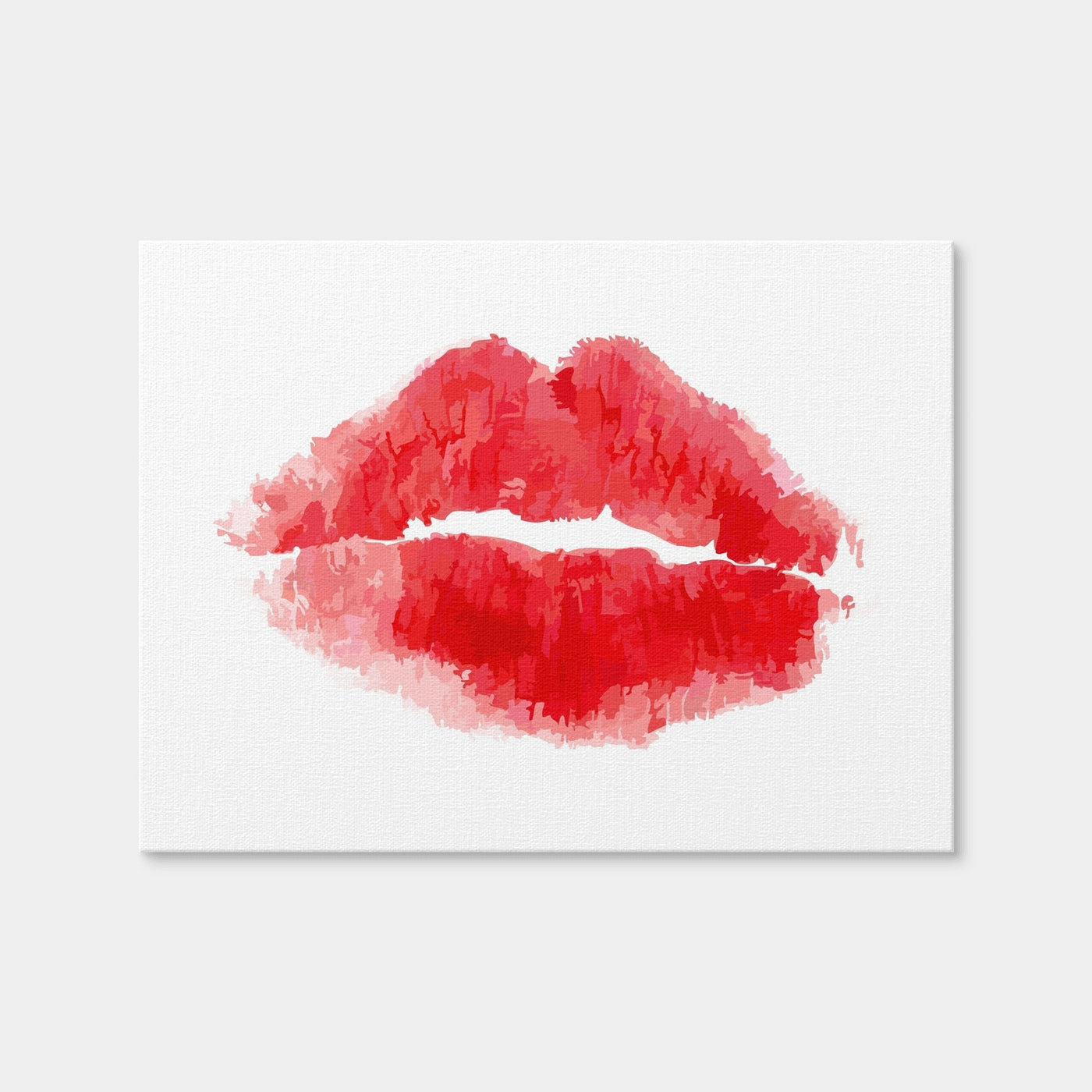 AUTO-MOCKUP WHITE | Lipstick Kiss | 1 Piece | Gallery Wrap Canvas | group=4x3