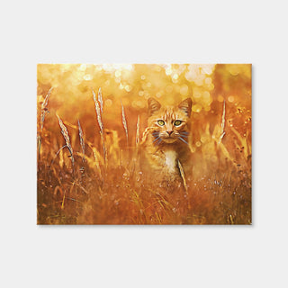 AUTO-MOCKUP WHITE | Little Tiger In The Grass | 1 Piece | Gallery Wrap Canvas | group=4x3