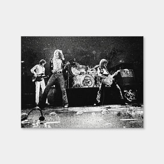 AUTO-MOCKUP WHITE | Live Led Zeppelin Grayscale | 1 Piece | Gallery Wrap Canvas | group=4x3