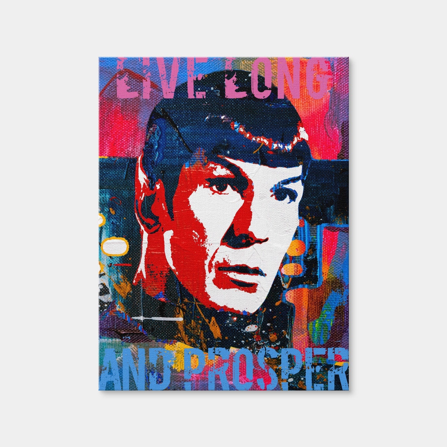 AUTO-MOCKUP WHITE | Live Long | 1 Piece | Gallery Wrap Canvas | group=3x4